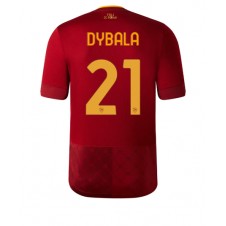 AS Roma Paulo Dybala #21 Hjemmedrakt 2022-23 Kortermet